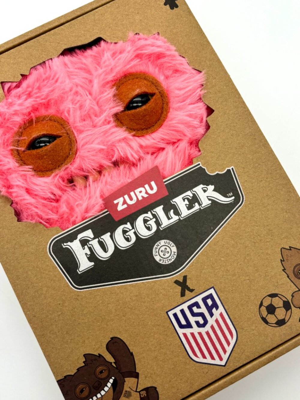 2026 Fuggler FIFA USA Soccer BUTTONS Funny Ugly Monster 9" Plush Toy Zuru NEW